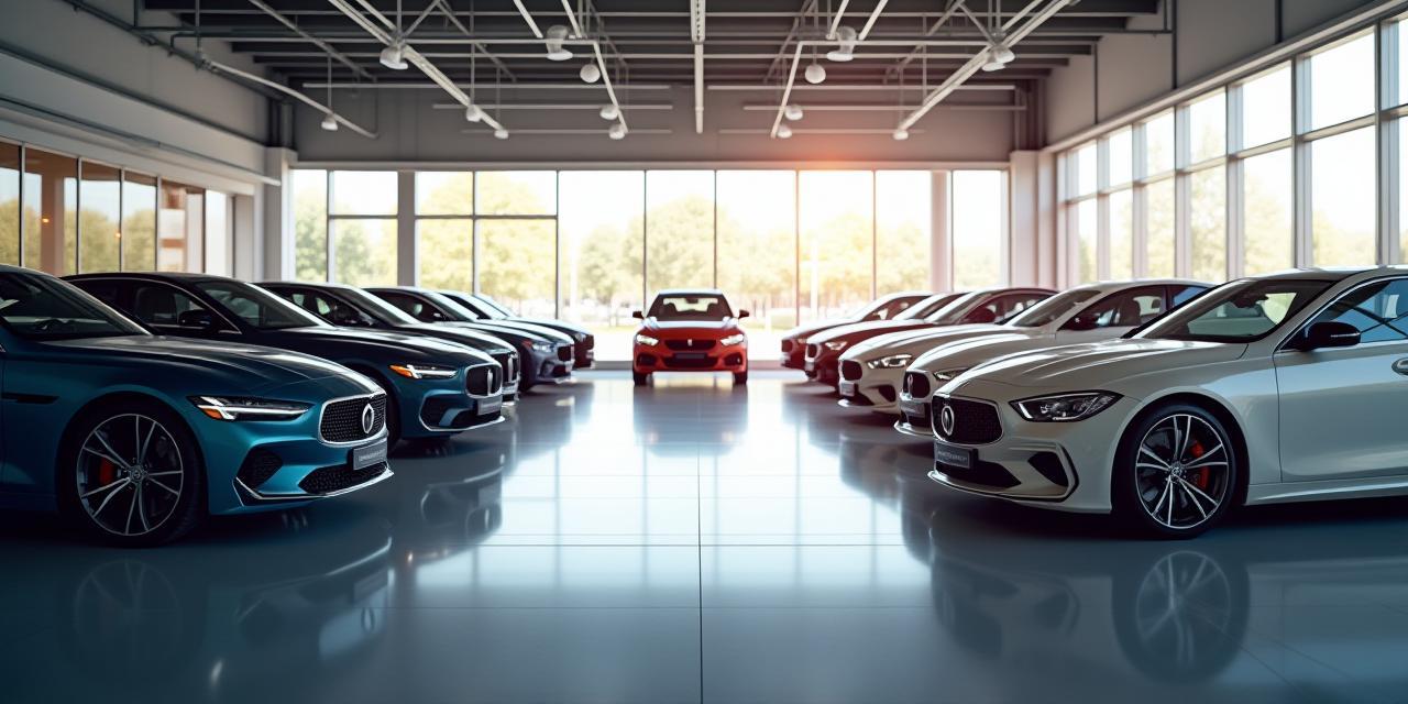 Showroom automobile éclatant à Lyon, préparé par Lustré Auto Soins
